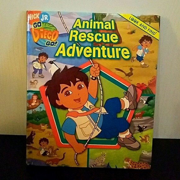 ❤Go Diego Go Look and find Animal Rescue Adventure - Picture 1 of 3